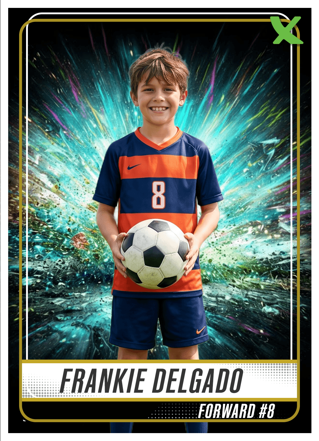 Soccer trading cards