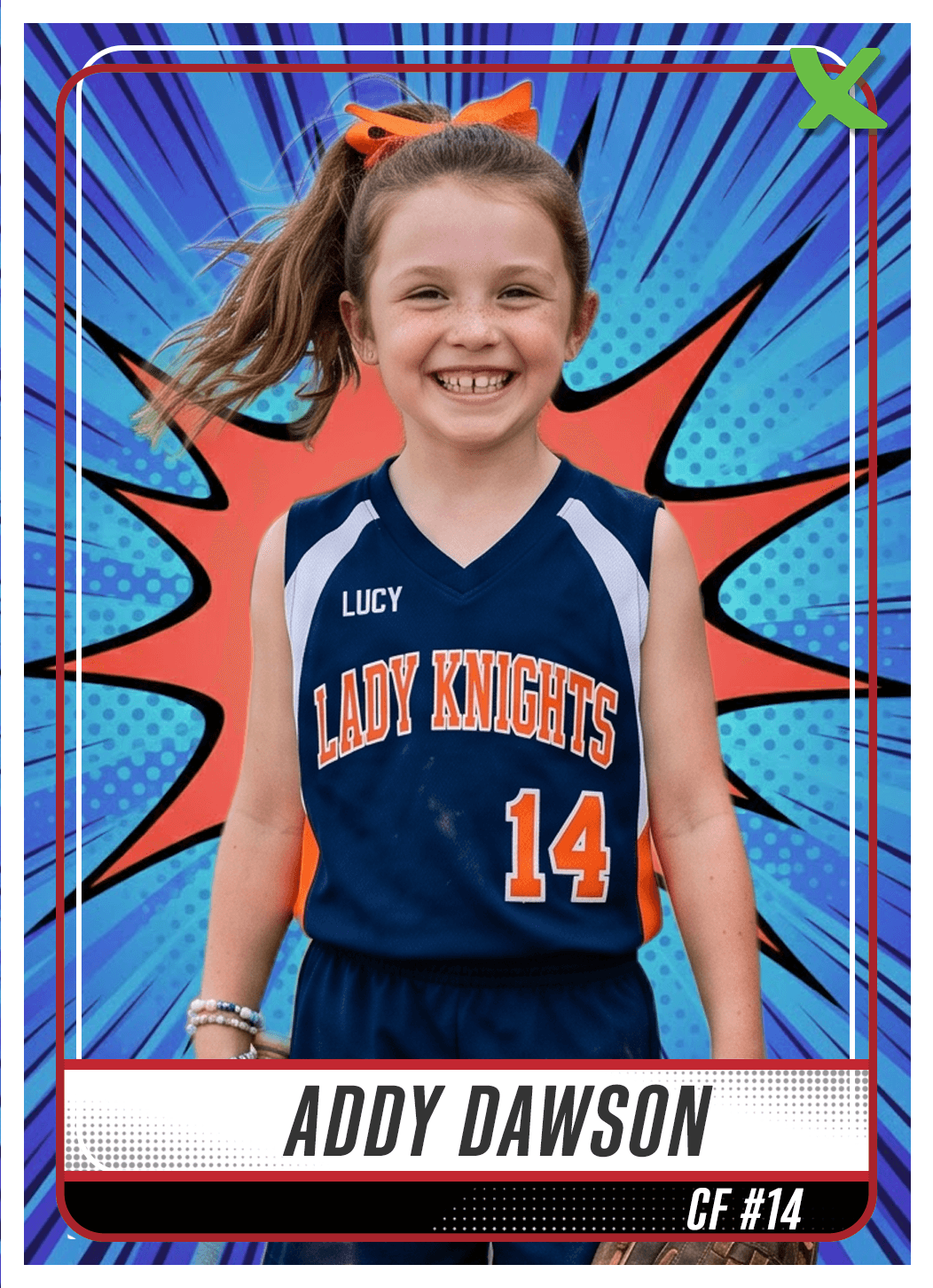 Softball trading cards